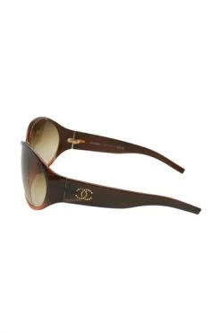 Chanel Vintage Vintage Accessoires Pre-owned Plastic Sunglasses Brown -Goedkope Chanel Vintage winkel efad3b16b994abe031f41817b156126d