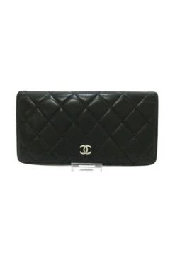 Chanel Vintage Vintage Accessoires Pre-owned Leather Wallets Black -Goedkope Chanel Vintage winkel efdc2bd41923d39fc8c8557d2b4e500b