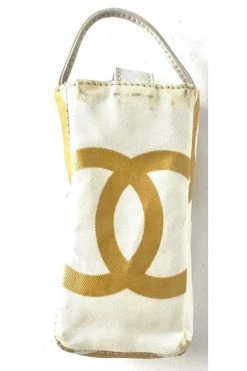 Chanel Vintage Vintage Tassen Pre-owned Canvas Chanel-bags Beige -Goedkope Chanel Vintage winkel f1c46a9dde27a96a53940700211320cc