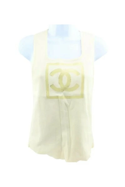 Chanel Vintage Vintage Tops Pre-owned Fabric Tops Beige 5 Chanel Vintage Vintage Tops Pre-owned Fabric Tops Beige - Afbeelding 5