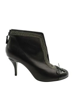 Chanel Vintage Vintage Schoenen Pre-owned Boots Black -Goedkope Chanel Vintage winkel f3c9eedc3ed4958681faccedee4cfaa6