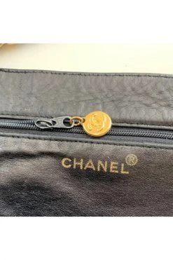 Chanel Vintage Vintage Tassen Pre-owned Leather Totes Black -Goedkope Chanel Vintage winkel f4e21dac34b4baa51d460f79f8a5fcbc