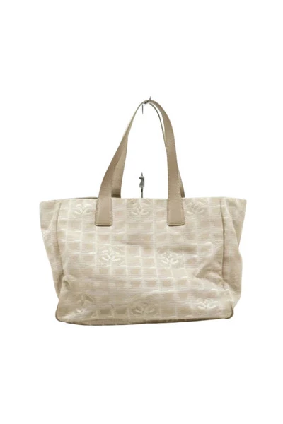 Chanel Vintage Vintage Tassen Pre-owned Bag Beige 3 Chanel Vintage Vintage Tassen Pre-owned Bag Beige - Afbeelding 3