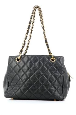 Chanel Vintage Vintage Tassen Shoulder Bags Black -Goedkope Chanel Vintage winkel f74b7615f2b0a8791b969a678010b4e1