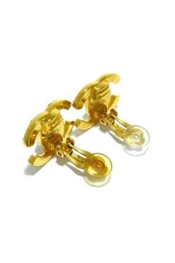 Chanel Vintage Vintage Sieraden Pre-owned Earrings Yellow