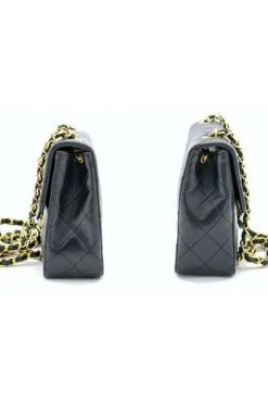 Chanel Vintage Vintage Tassen Pre-owned Mini Square Small Chain Shoulder Bag Crossbody Quilt Black -Goedkope Chanel Vintage winkel f85673fc85697a2e2644c5f0f9dba89a