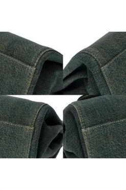 Chanel Vintage Vintage Tassen Pre-owned Denim Chanel-bags Green