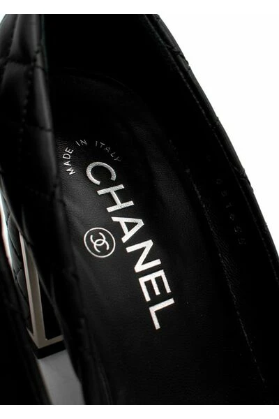 Chanel Vintage Vintage Schoenen Pre-owned Pumps Black 6 Chanel Vintage Vintage Schoenen Pre-owned Pumps Black - Afbeelding 6