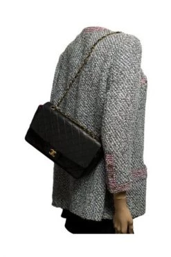 Chanel Vintage Vintage Tassen Pre-owned Leather Chanel-bags Black