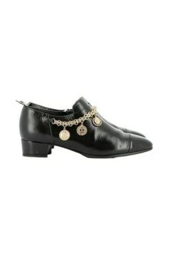 Chanel Vintage Vintage Schoenen Pre-Owned Derbies In Verni Leather And Chains T.37 Black -Goedkope Chanel Vintage winkel faa77d0ae926c6b9095048b58640bfa4