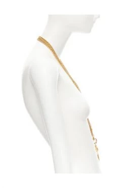 Chanel Vintage Vintage Sieraden Pre-owned Metal Necklaces Yellow -Goedkope Chanel Vintage winkel fab31e3e10b759aeb11a63b2343fc2a5