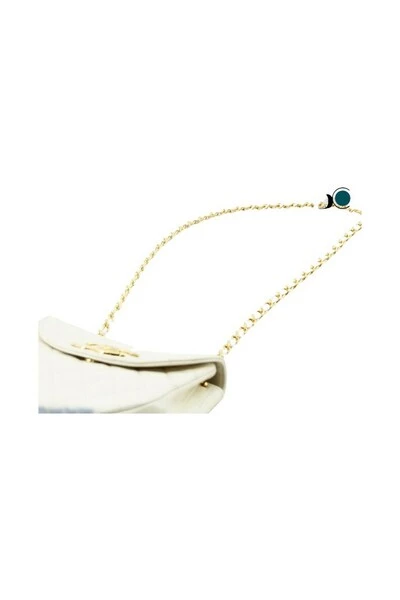 Chanel Vintage Vintage Tassen Pre-owned V-Stich Bag White 1 Chanel Vintage Vintage Tassen Pre-owned V-Stich Bag White