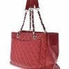 Chanel Vintage Vintage Tassen Tote Bags Red