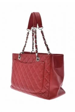 Chanel Vintage Vintage Tassen Tote Bags Red