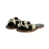 Chanel Vintage Vintage Schoenen Pre-owned Leather Sandals Black