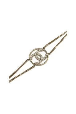 Chanel Vintage Vintage Sieraden Pre-owned Silver Chanel-jewelry Gray -Goedkope Chanel Vintage winkel fcd5a6a2f33af84bbe0ebebd85b4dbcf