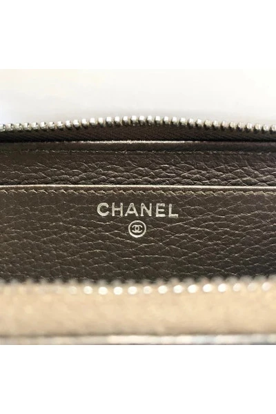 Chanel Vintage Vintage Accessoires Pre-owned Leather Wallets Brown 4 Chanel Vintage Vintage Accessoires Pre-owned Leather Wallets Brown - Afbeelding 4