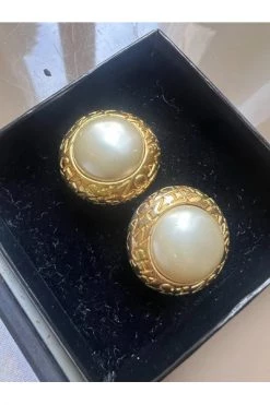 Chanel Vintage Vintage Sieraden Pre-ownedMetalchanel-jewelry Yellow -Goedkope Chanel Vintage winkel fd70c87018bfe2f8eac59b9fe7cd0af6