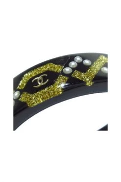 Chanel Vintage Vintage Sieraden Pre-owned Plastic Chanel-jewelry Black
