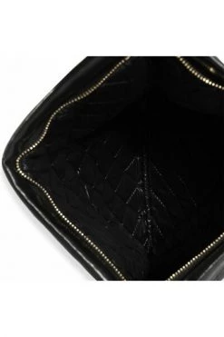 Chanel Vintage Vintage Tassen Chanel Black Quilted Lambskin Boy Fold-over Clutch Bag Black -Goedkope Chanel Vintage winkel fe7e8d1cd82026493254f0603cacd1f4