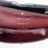 Chanel Vintage Vintage Tassen Pre-owned Medium Double Flap Bag Black