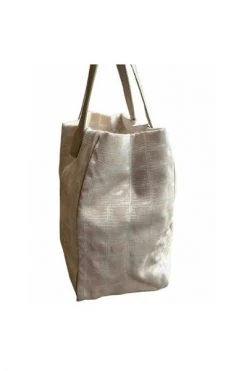 Chanel Vintage Vintage Tassen Pre-owned Beige Fabric Chanel Travel Line Beige -Goedkope Chanel Vintage winkel fef7bbf2fcbf4b4f1ca91c7e058b3a31