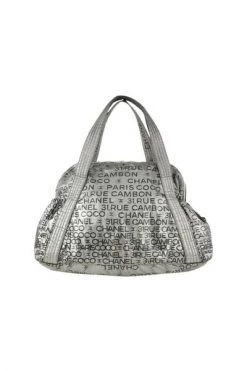 Chanel Vintage Vintage Tassen Pre-owned Canvas Chanel-bags Gray