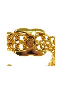 Chanel Vintage Vintage Sieraden Pre-owned Metal Chanel-jewelry Yellow -Goedkope Chanel Vintage winkel ffc8e00cfeeb4fed8088b1e135785845