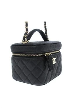 Chanel Vintage Vintage Tassen Pre-owned Leather Chanel-bags Black